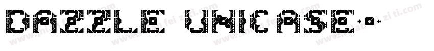 Dazzle Unicase字体转换
